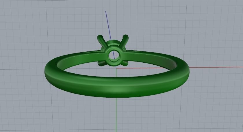 Soliter ring 874 3D print model_8