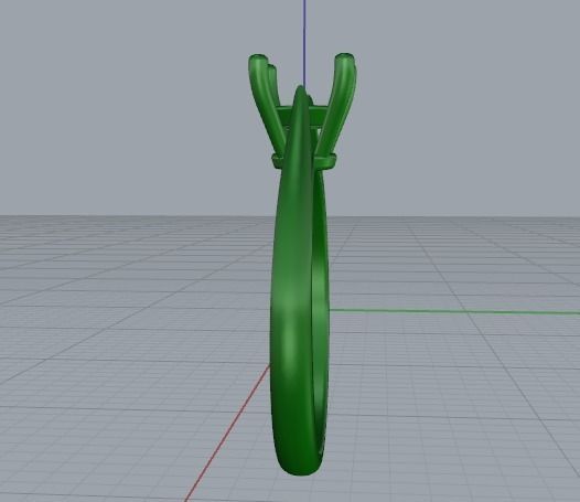 Soliter ring 874 3D print model_7