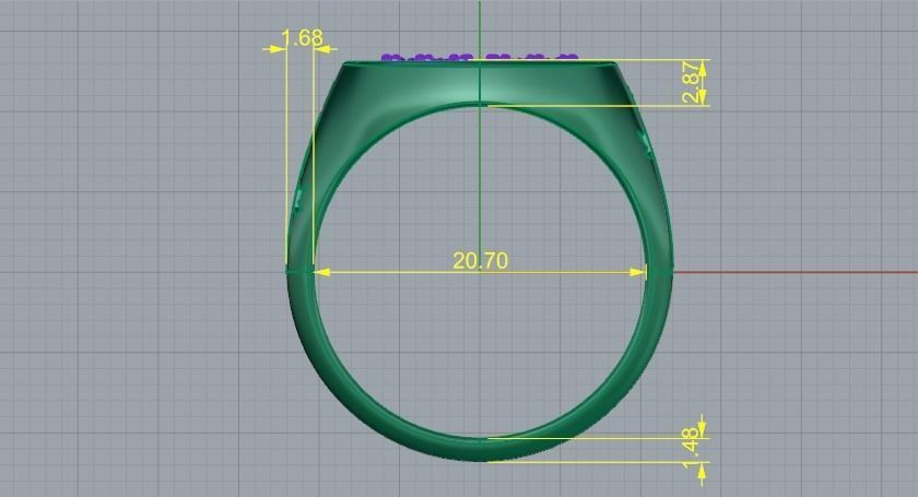 Ring 890 3D print model_4
