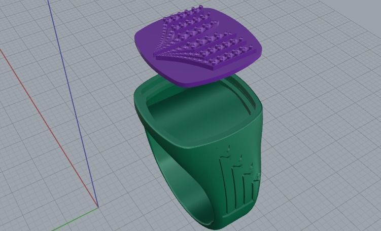 Ring 890 3D print model_7