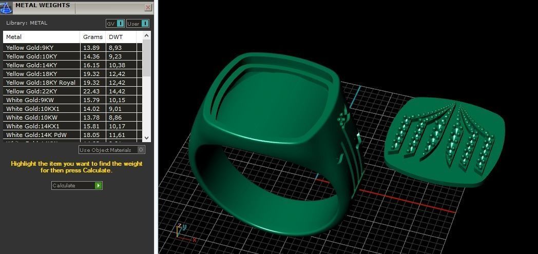 Ring 890 3D print model_2