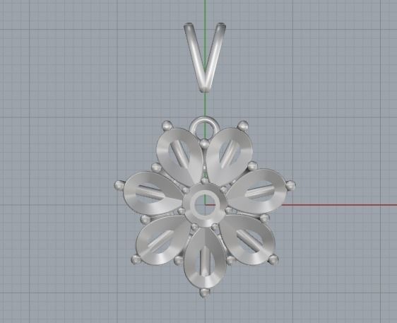 Pendant 889 3D print model_6