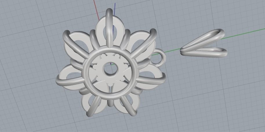 Pendant 889 3D print model_8