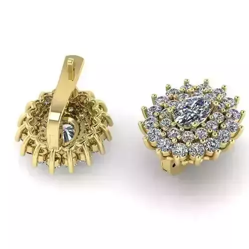 Earrings 886 3D print model