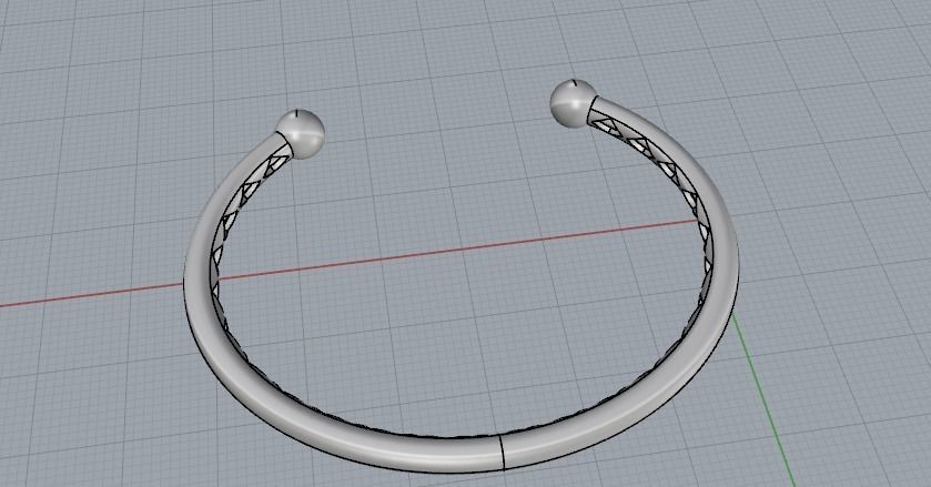 898 Bracelet 3D print model_5