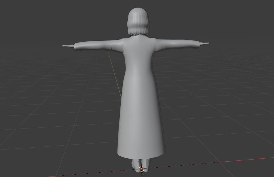 2 Cute Anime characters collection g14 Low-poly 3D model_26