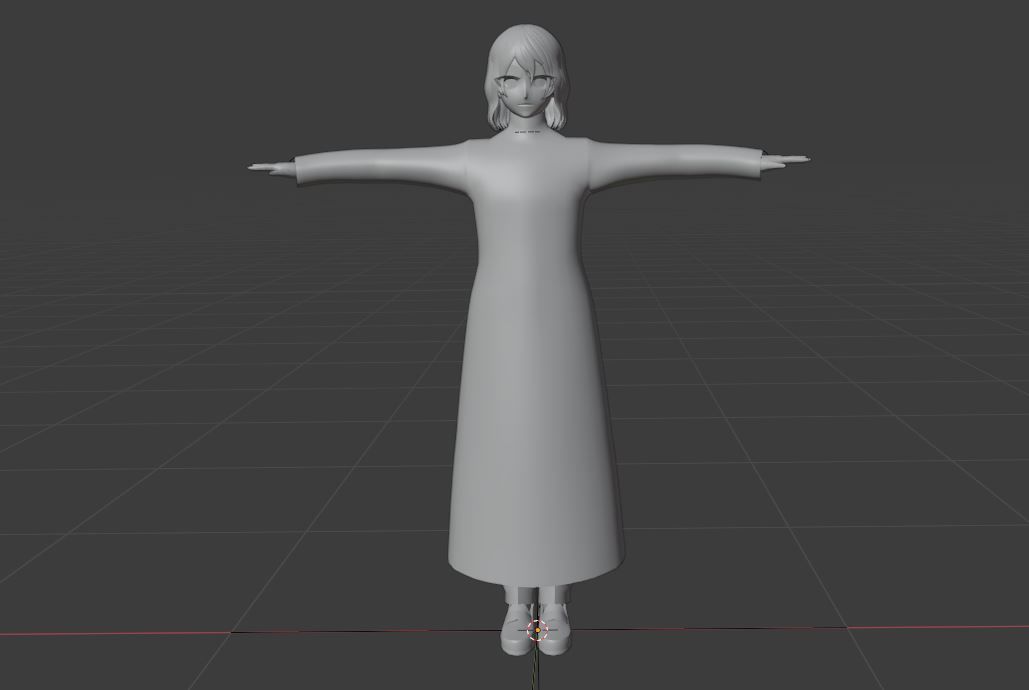 2 Cute Anime characters collection g14 Low-poly 3D model_20