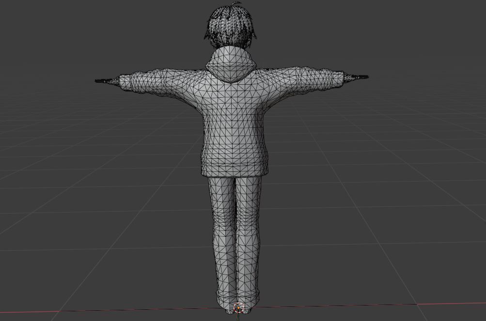 2 Cute Anime characters collection g14 Low-poly 3D model_19