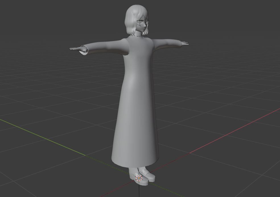 2 Cute Anime characters collection g14 Low-poly 3D model_22