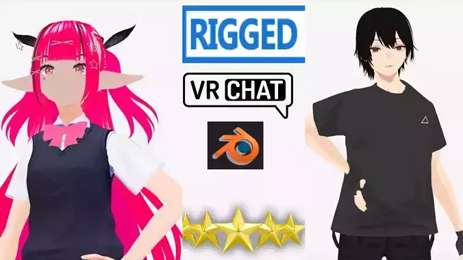 2 Cute Anime characters collection g15