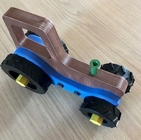 JOUET wooden toy tractor 3D print model_8