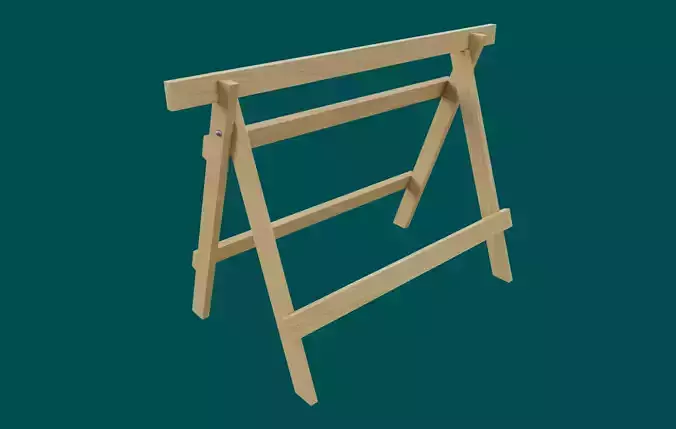Wooden Sawhorse