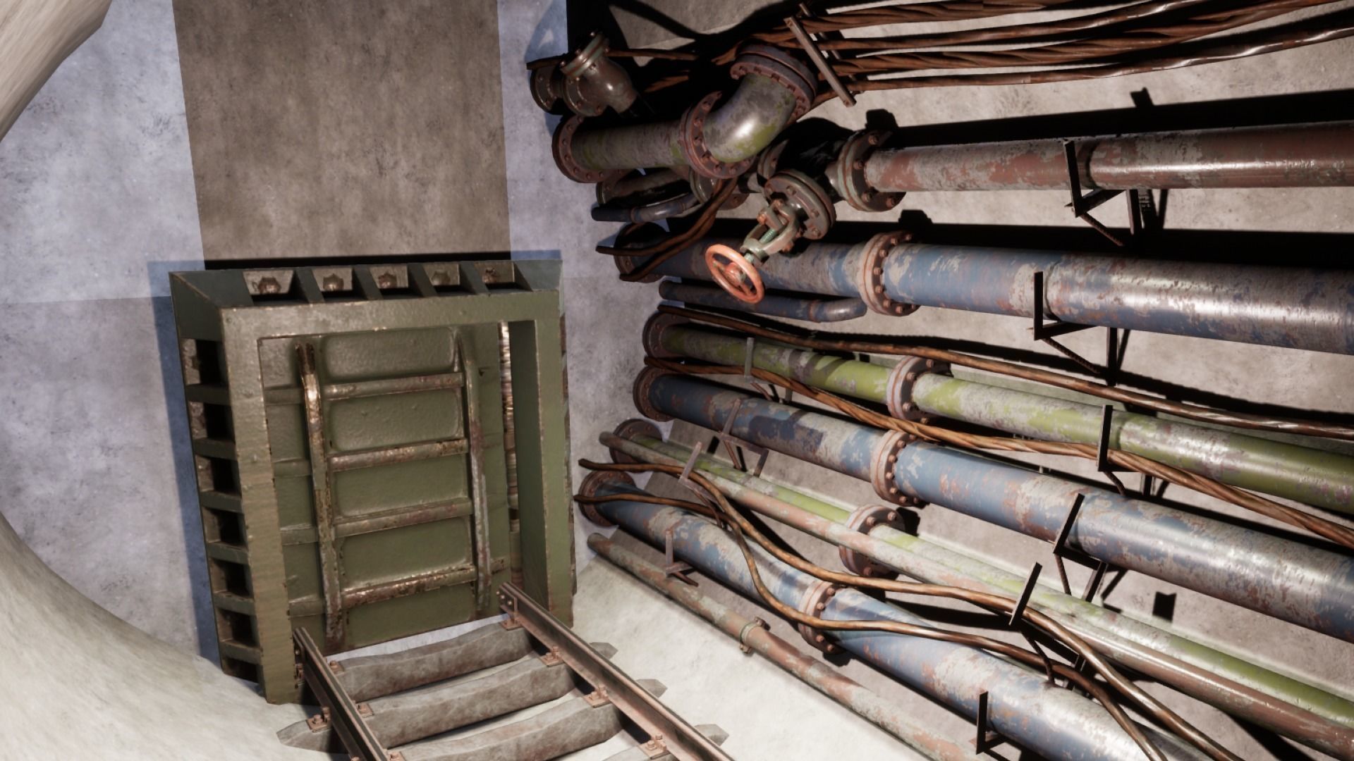 Bunker Pack Low-poly 3D model_30