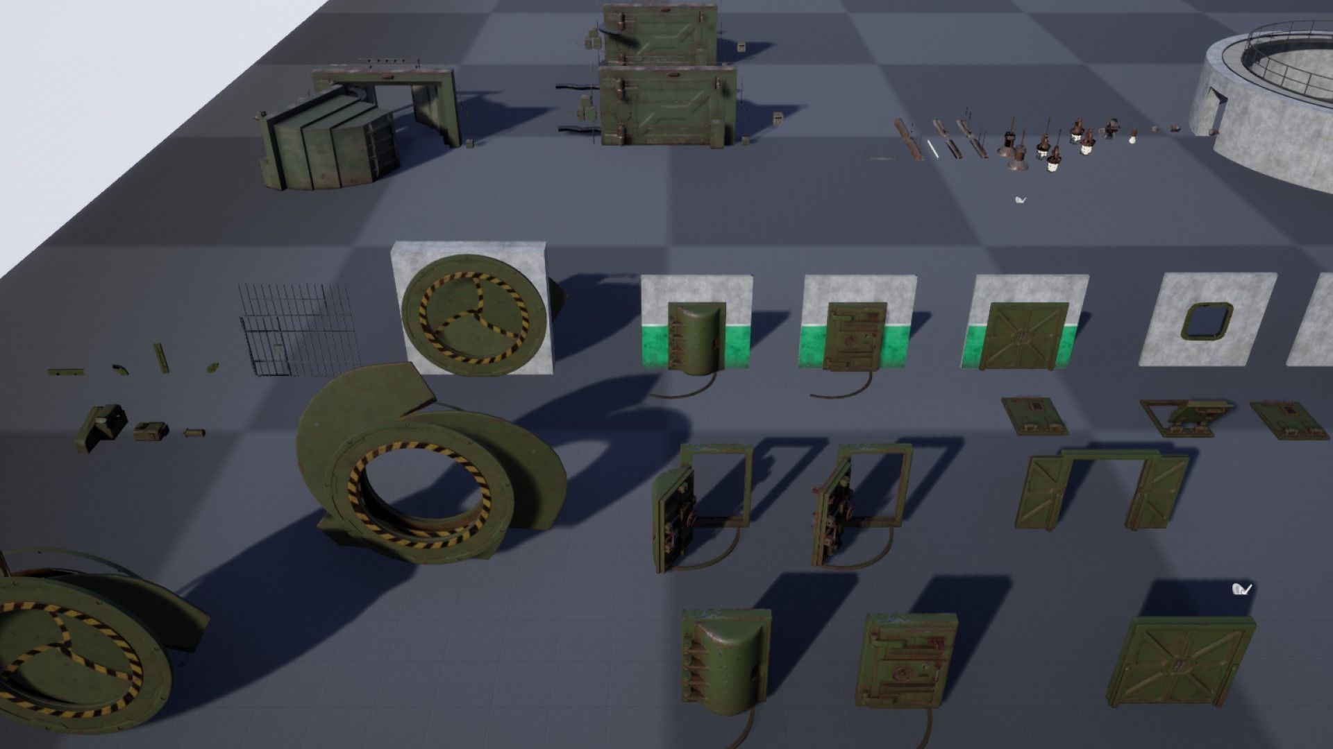 Bunker Pack Low-poly 3D model_4