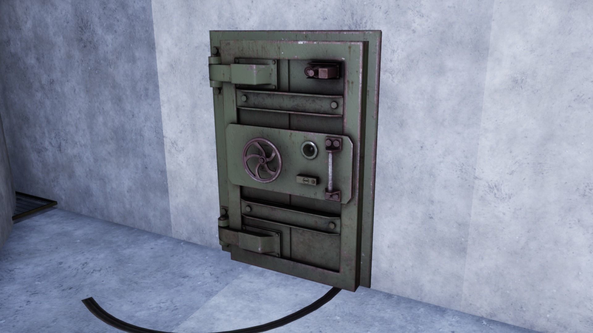 Bunker Pack Low-poly 3D model_25