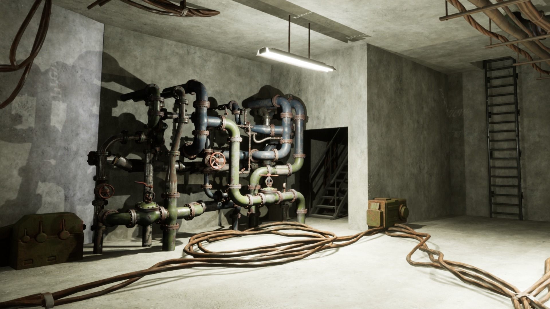 Bunker Pack Low-poly 3D model_28