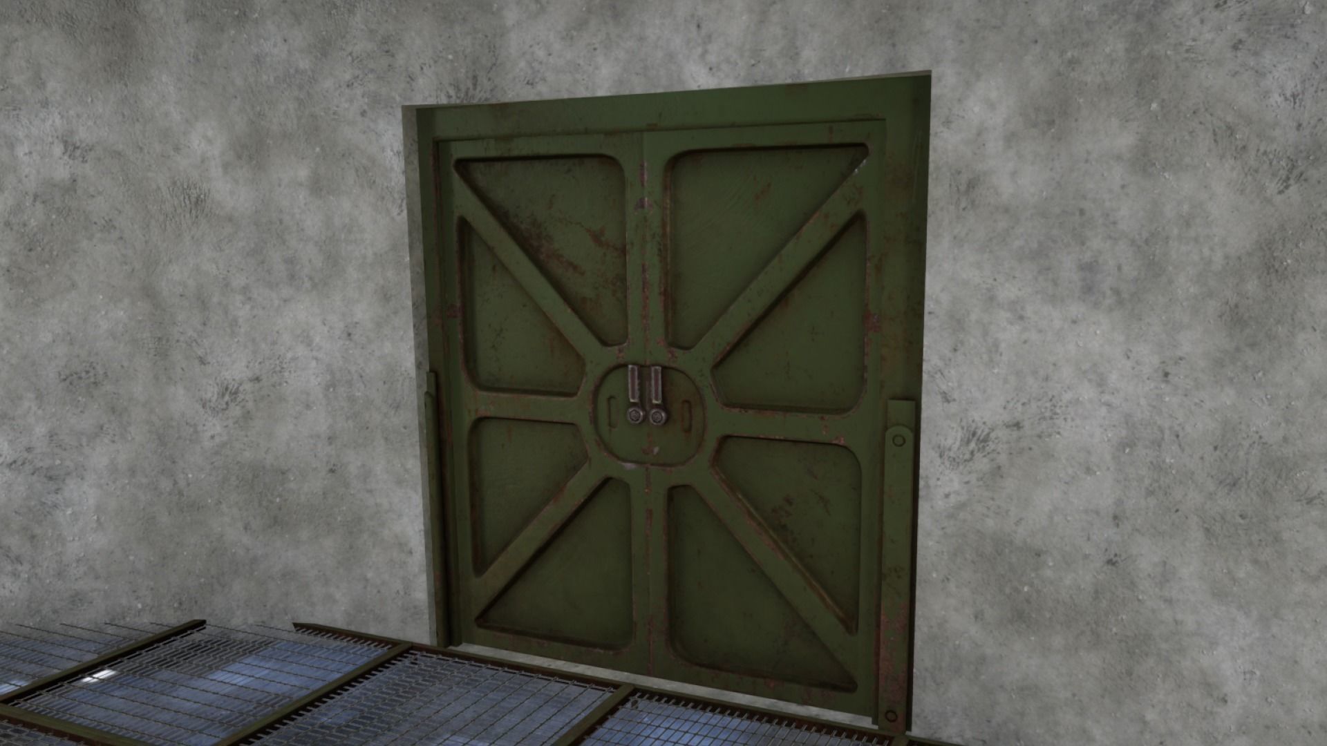 Bunker Pack Low-poly 3D model_26