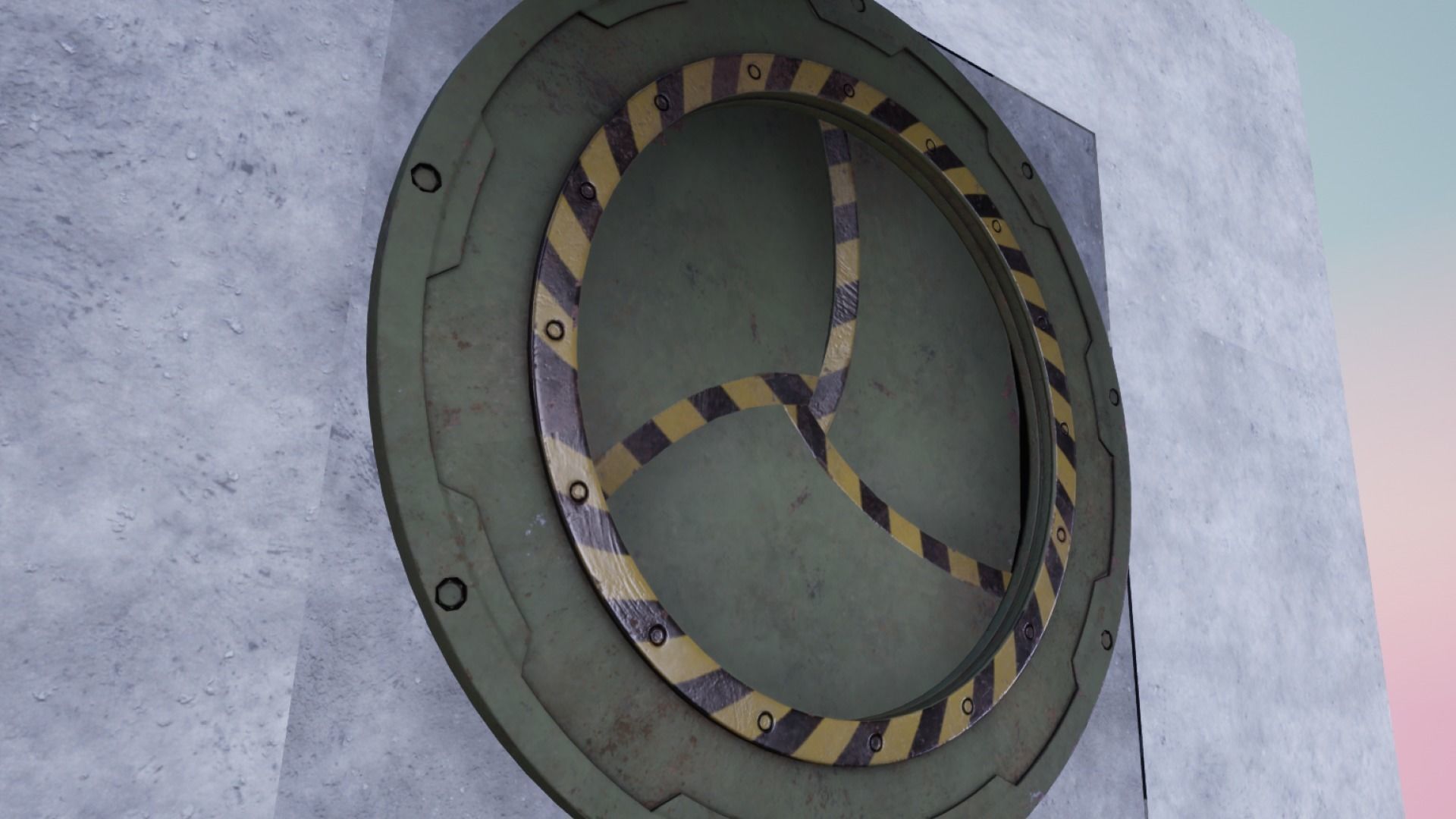 Bunker Pack Low-poly 3D model_33