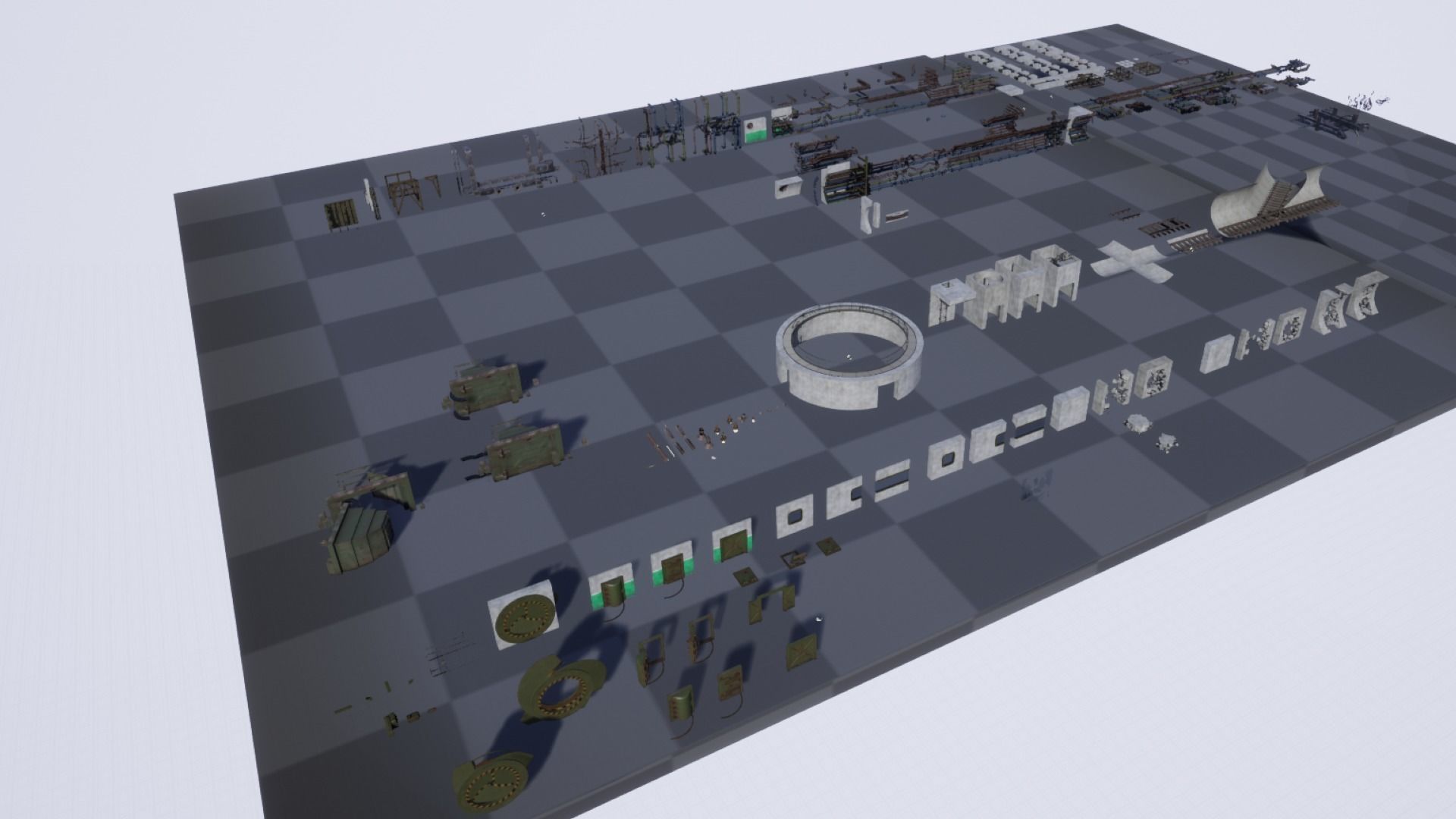 Bunker Pack Low-poly 3D model_5