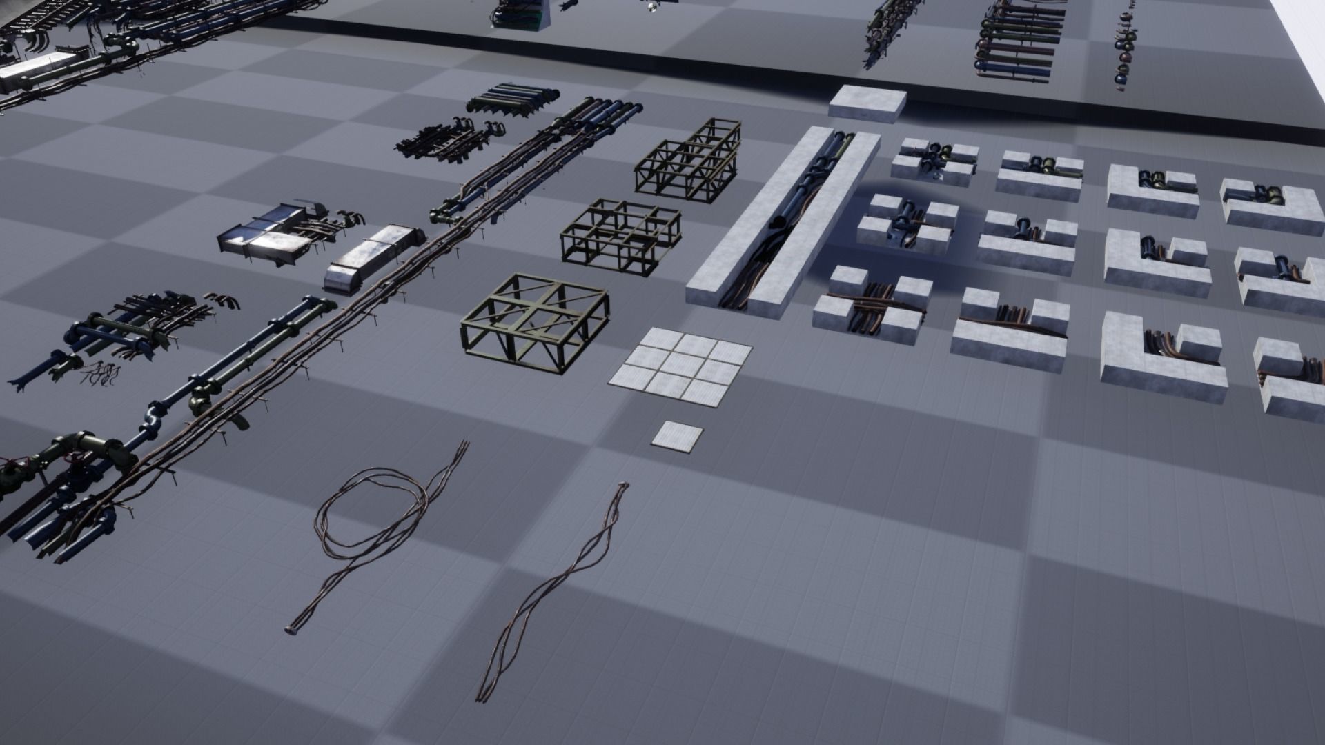 Bunker Pack Low-poly 3D model_10