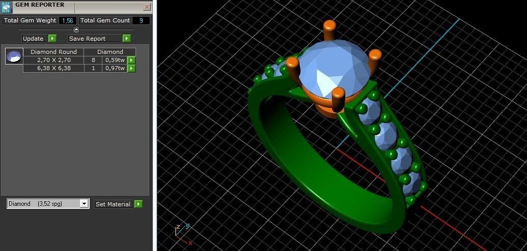 Ring 908 3D print model_3