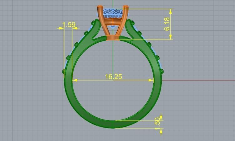 Ring 908 3D print model_4