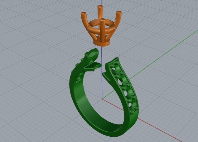 Ring 908 3D print model_9