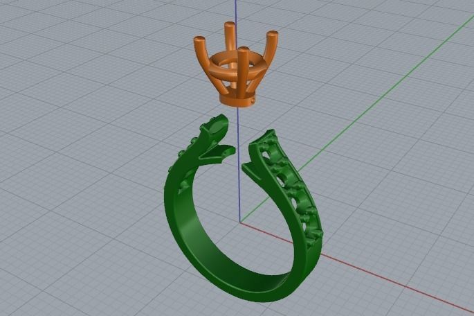 Ring 908 3D print model_6