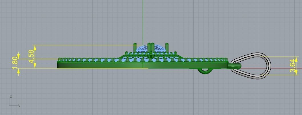 Pendant 903 3D print model_4