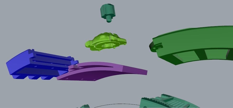 Bracelet lion 916 3D print model_11