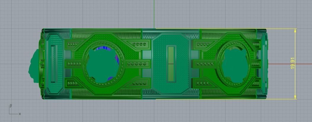 Bracelet lion 916 3D print model_4