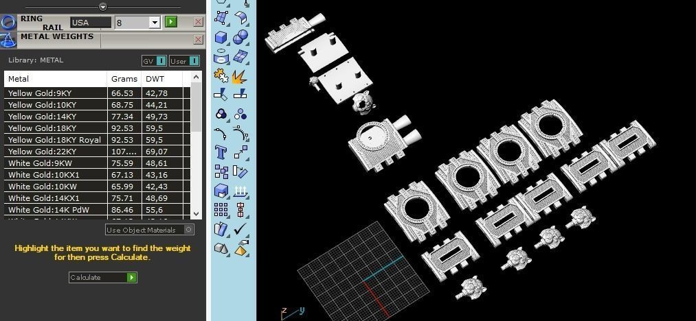 Bracelet lion 916 3D print model_12