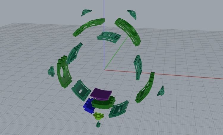 Bracelet lion 916 3D print model_5