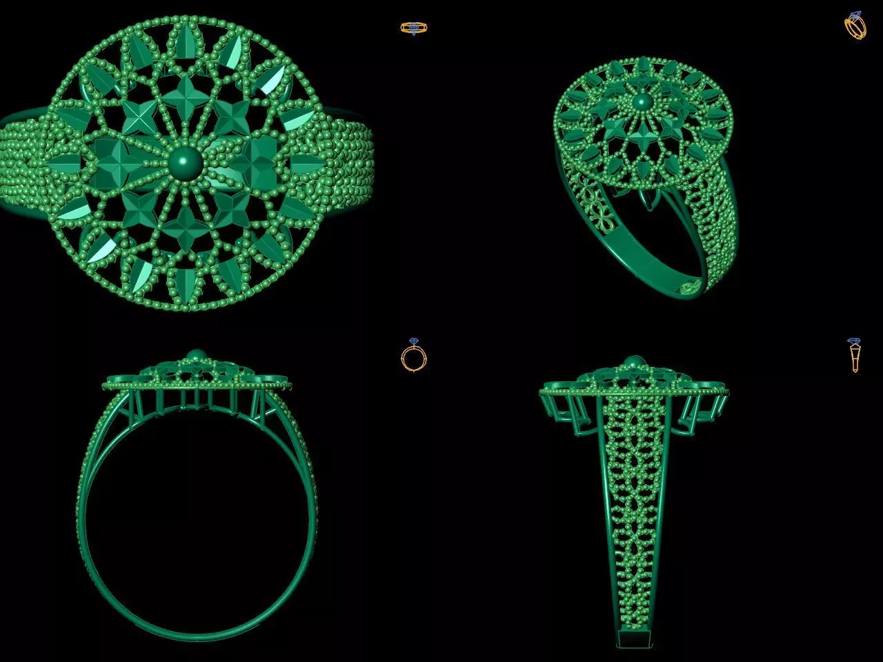 Ring 37 3D print model_0