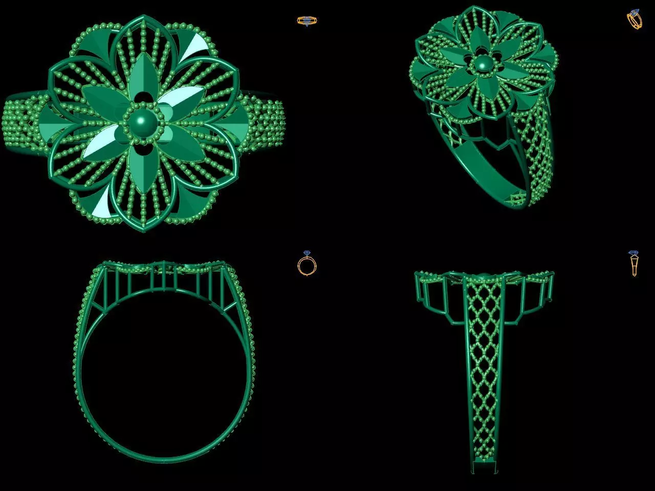 Ring 41 3D print model_0