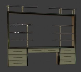 TOP 10 CABINETS Low-poly 3D model_8