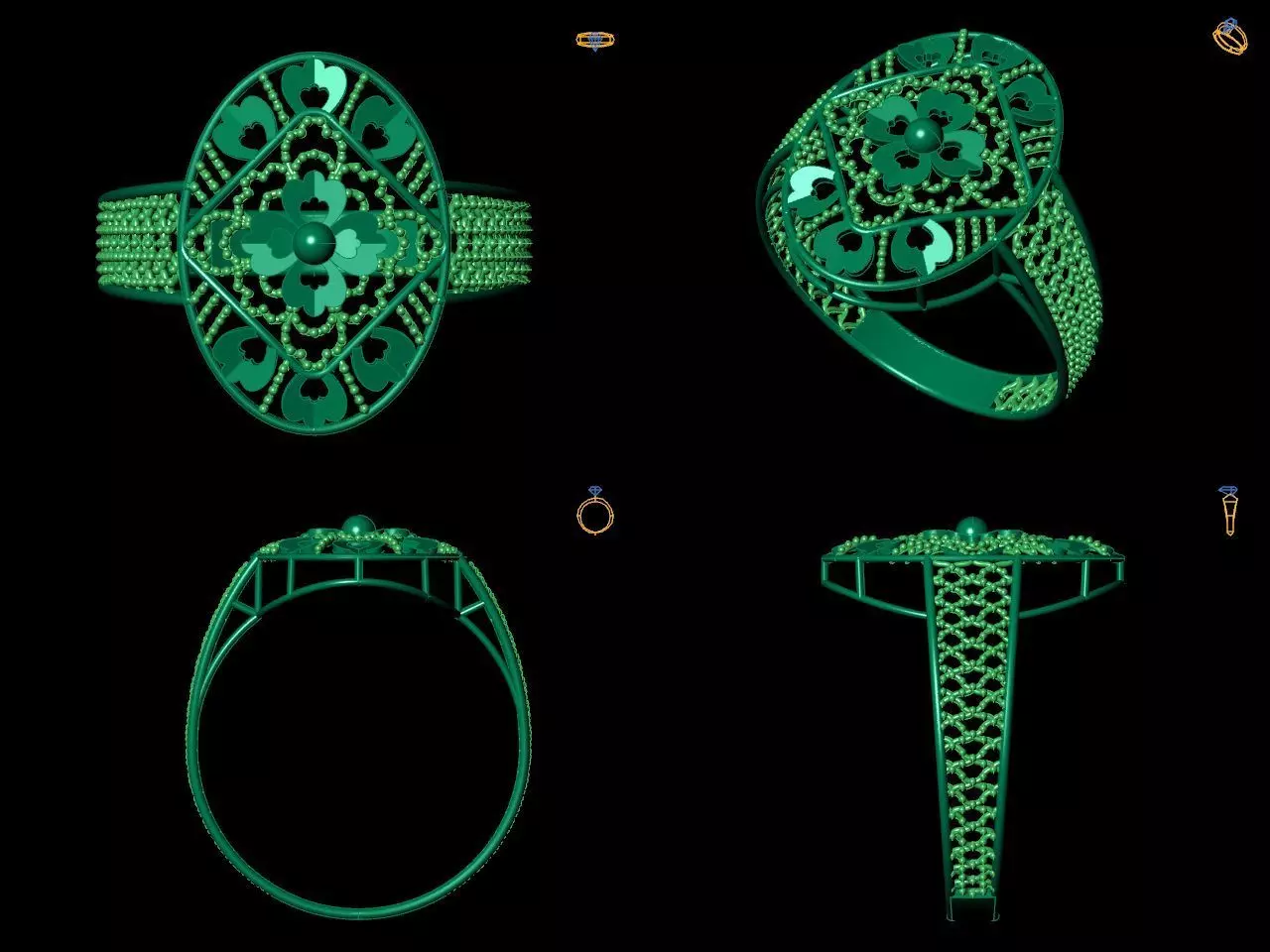 Ring 43 3D print model_0