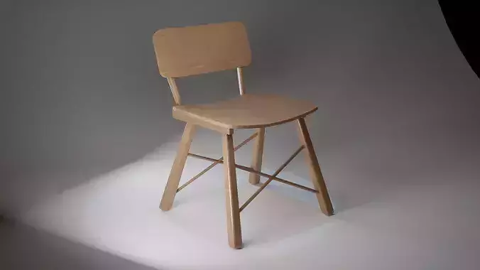 Chair wooden bar