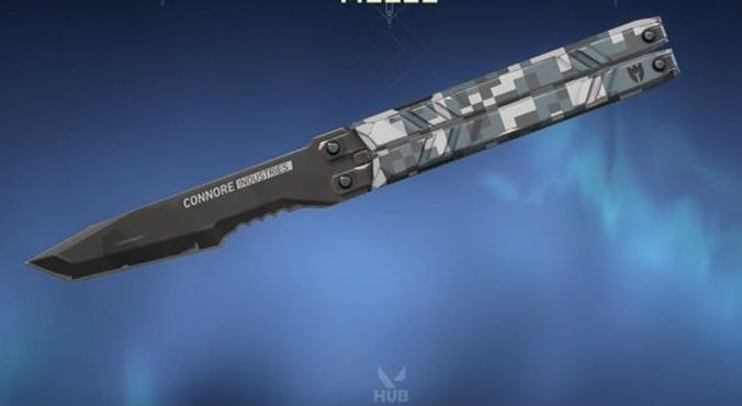 VALORANT NEW BUTTERFLY KNIFE 3D print model