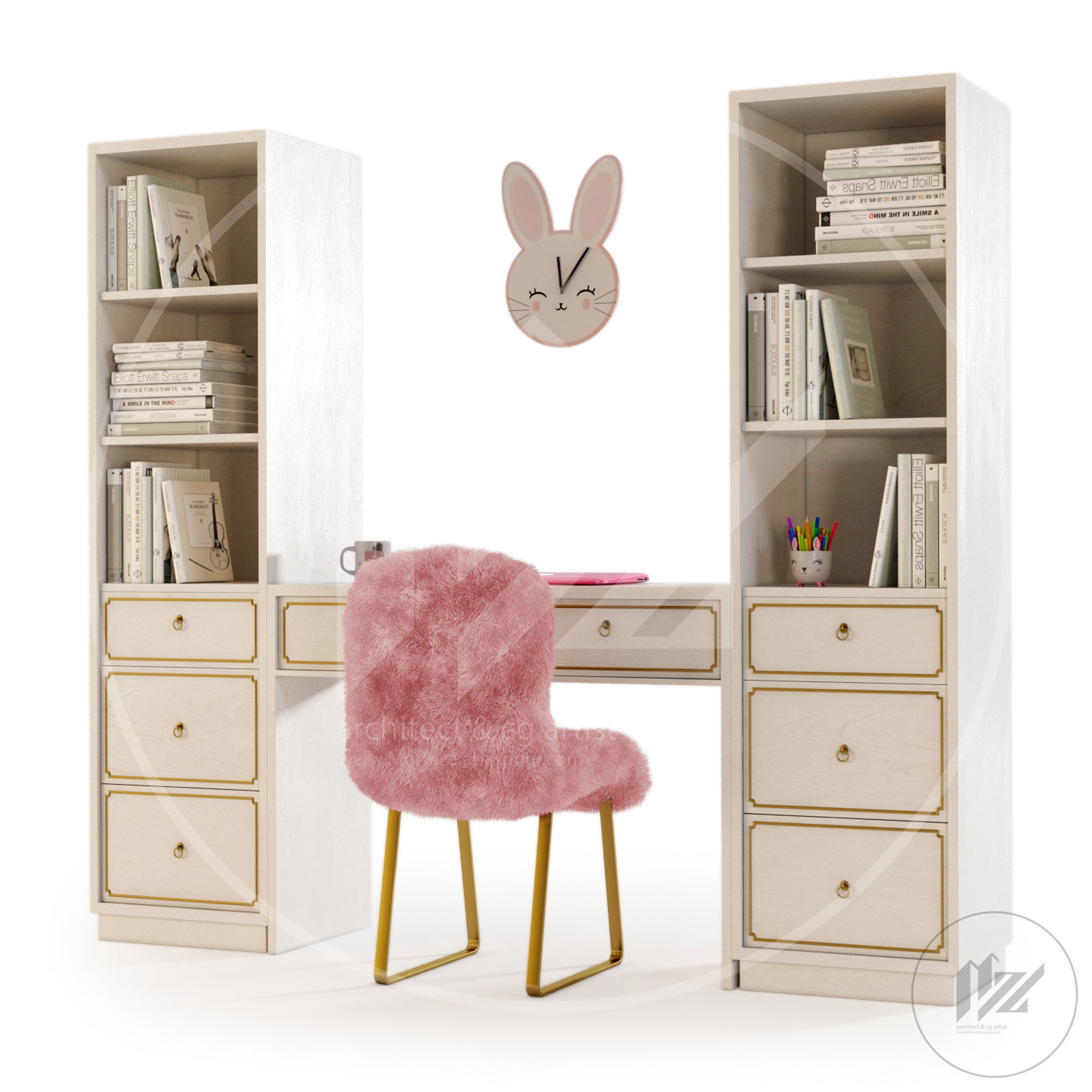 Circu Bed 3D model_4