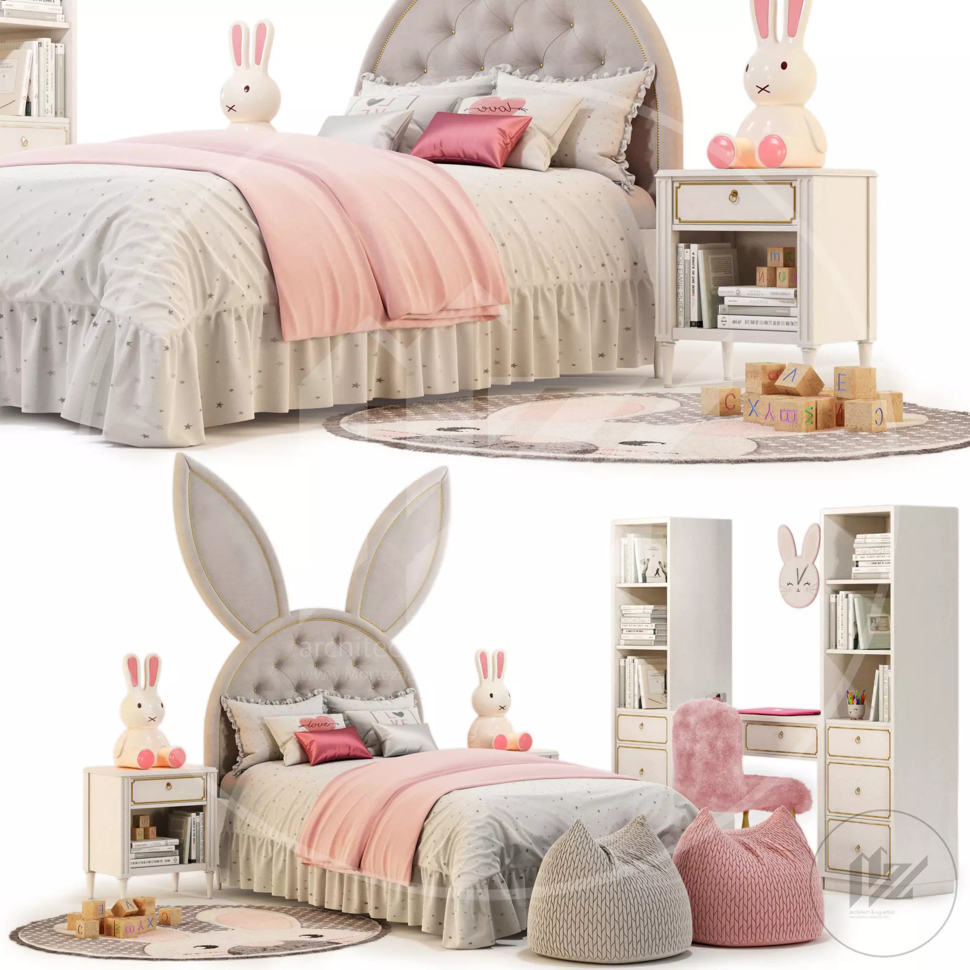 Circu Bed 3D model_0