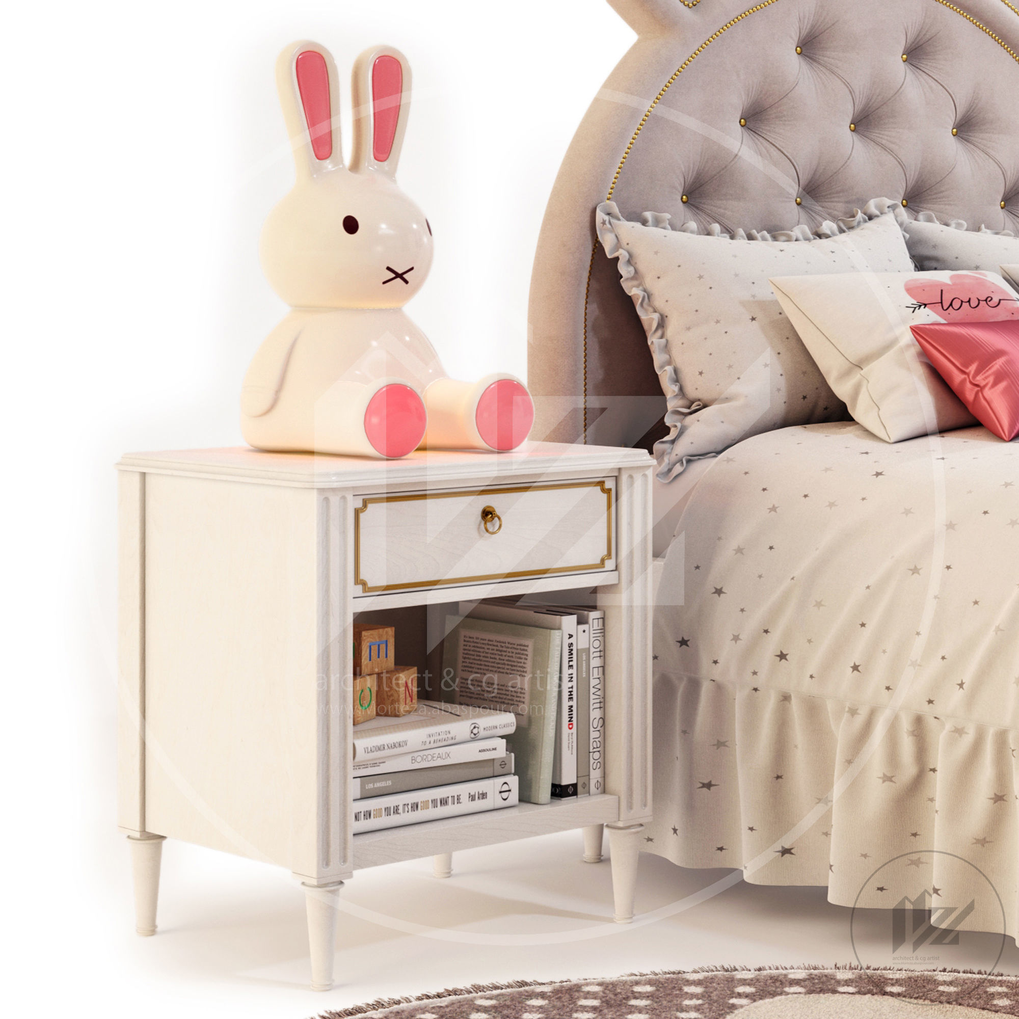 Circu Bed 3D model_2