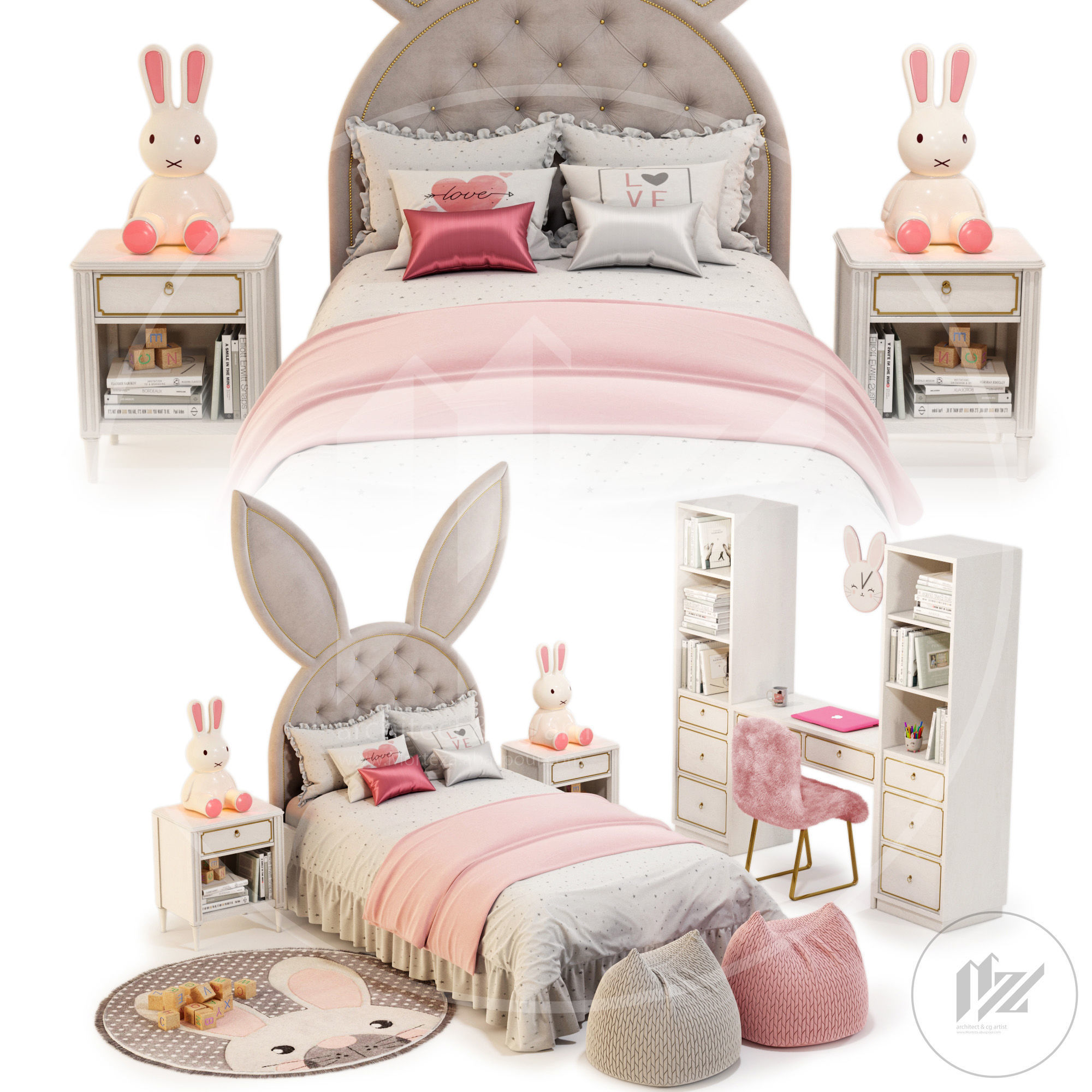 Circu Bed 3D model_1