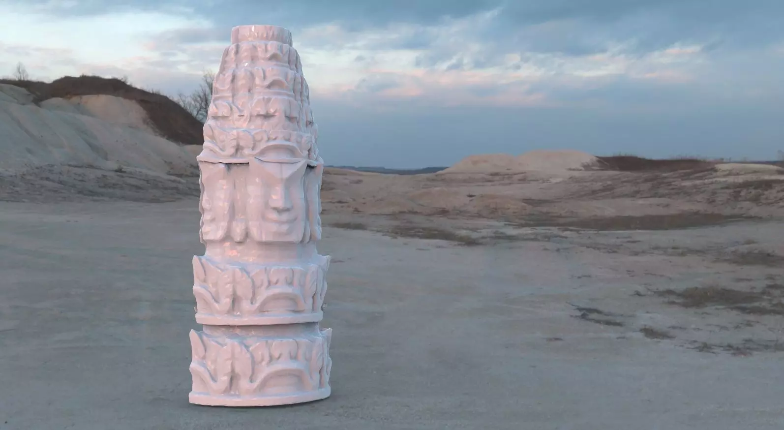 Mayan stones model 3d 3D model_0