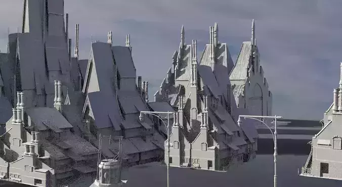 Village horror themed Kit bash 