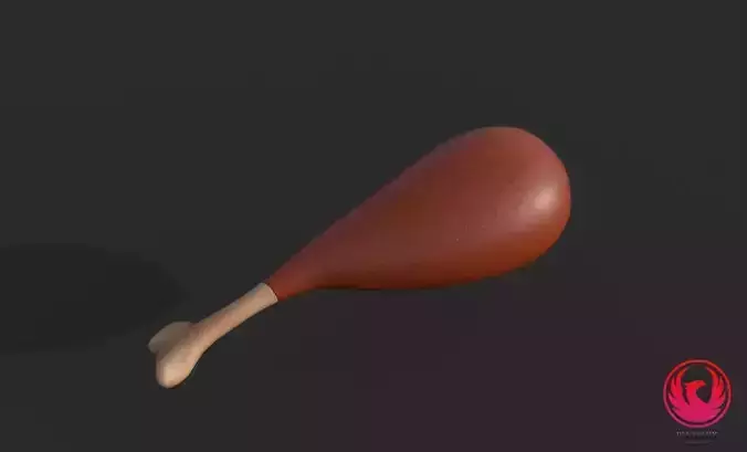 Turkey thigh 3D Model