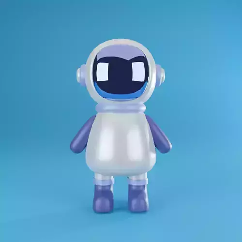Astronaut Cartoon 3D model