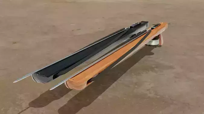 Speargun 3D models Low-poly 3D model