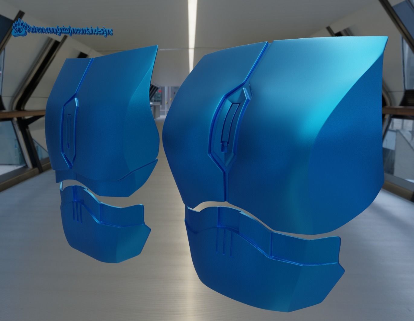Male Bo Katan style Chest armor universal 3D print model_3