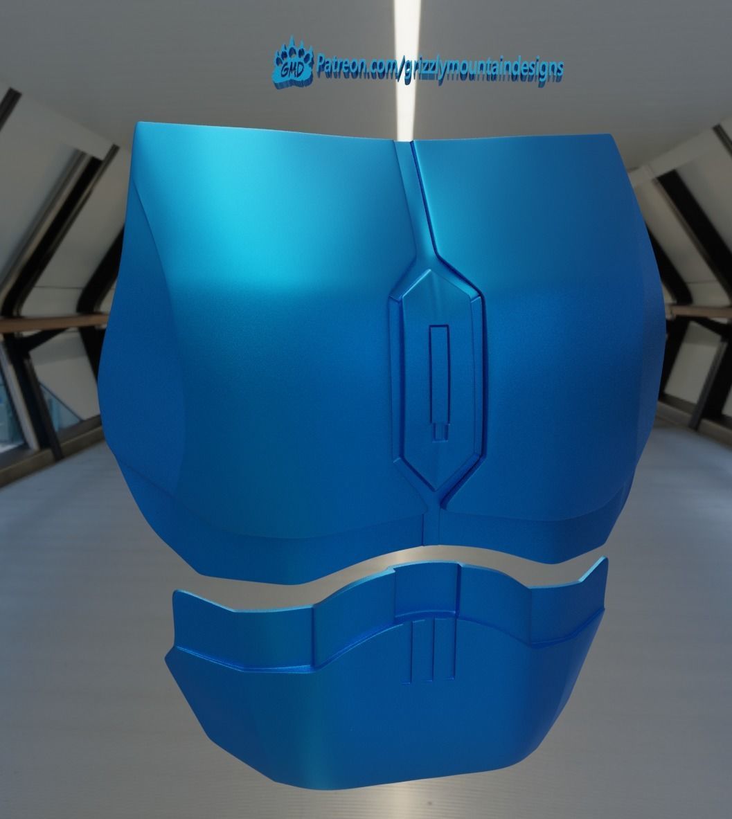 Male Bo Katan style Chest armor universal 3D print model_5